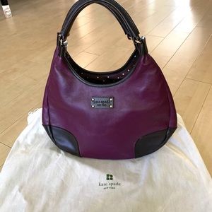 Kate Spade Leather Hobo Shoulder Bag Purse